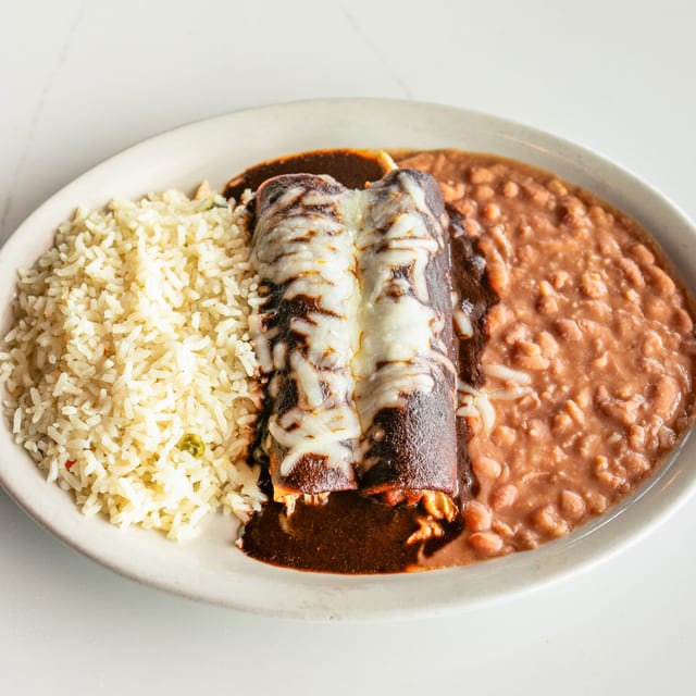 Mole Enchiladas.