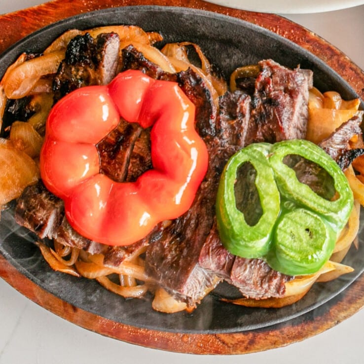 Beef Fajitas.