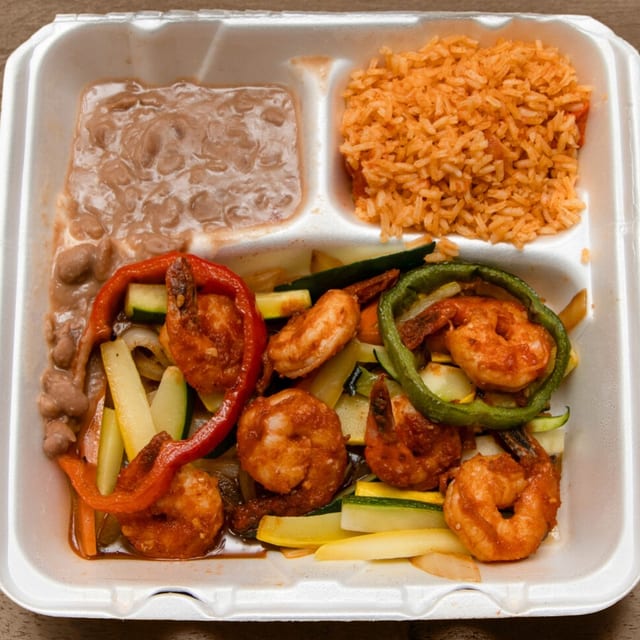 Shrimp Fajitas.